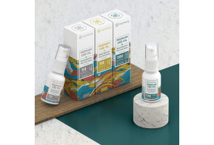 CBD sprej Harmony - širokospektrální - 1% CBD - 15 ml - tři příchutě